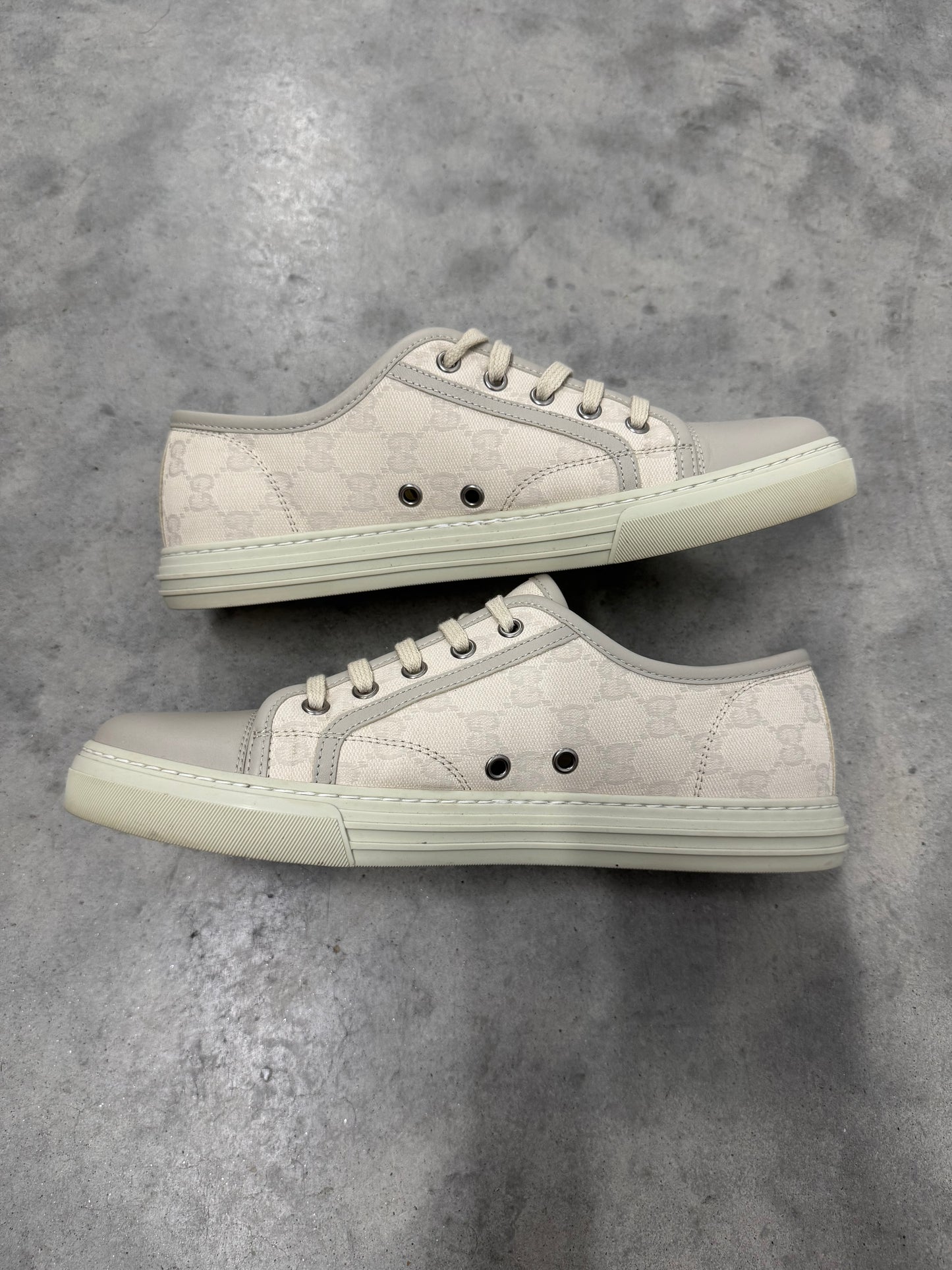 GUCCI GG LOW “ Cotton Washed - White “