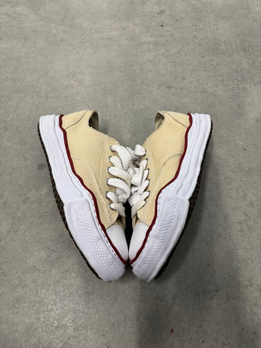 MAISON MIHARA YASUHIRO PETERSON OG SOLE CANVAS LOW “ Natural “