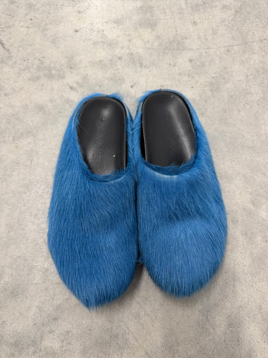 MARNI FUSSBETT SABOT “ Mineral Blue “