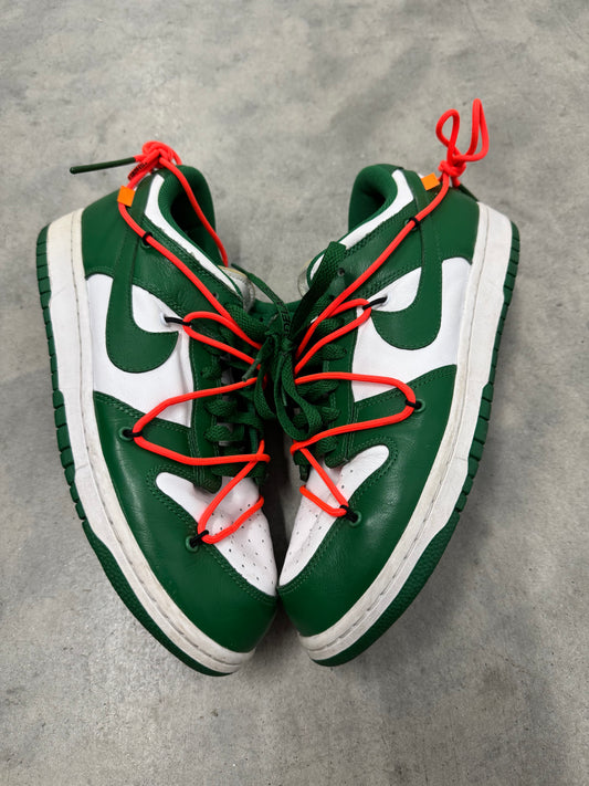 OFF-WHITE NIKE DUNK LOW “ Pine Green  “