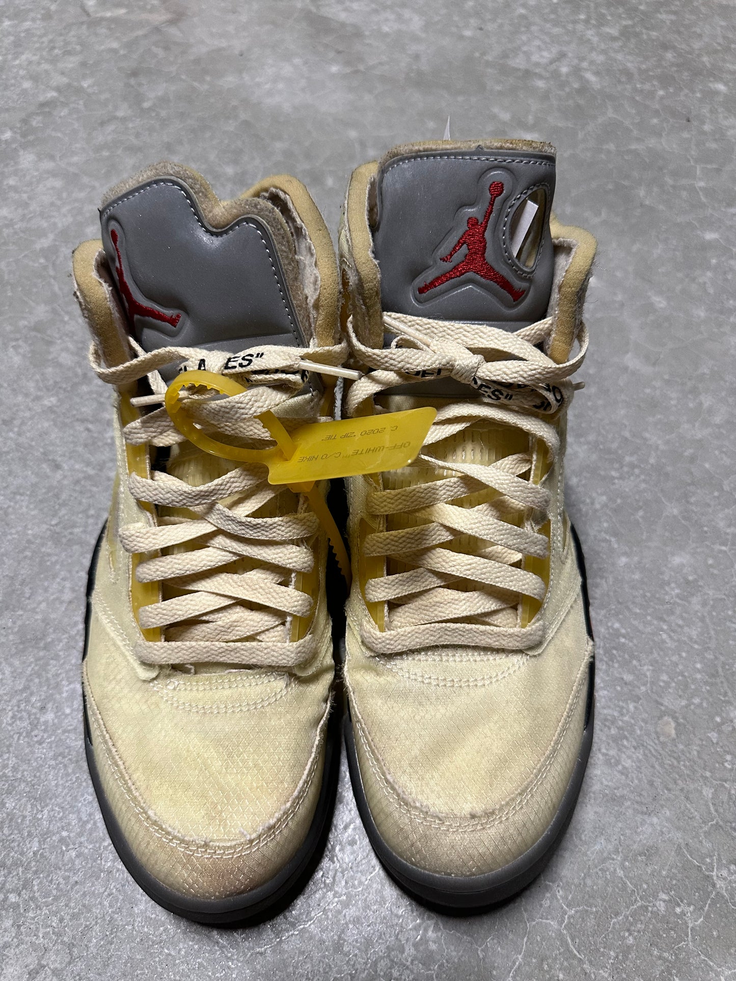 OFF WHITE JORDAN 5 “ sail “