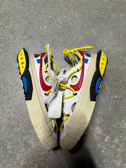 OFF WHITE BLAZER LOW “ white, red, and yellow “