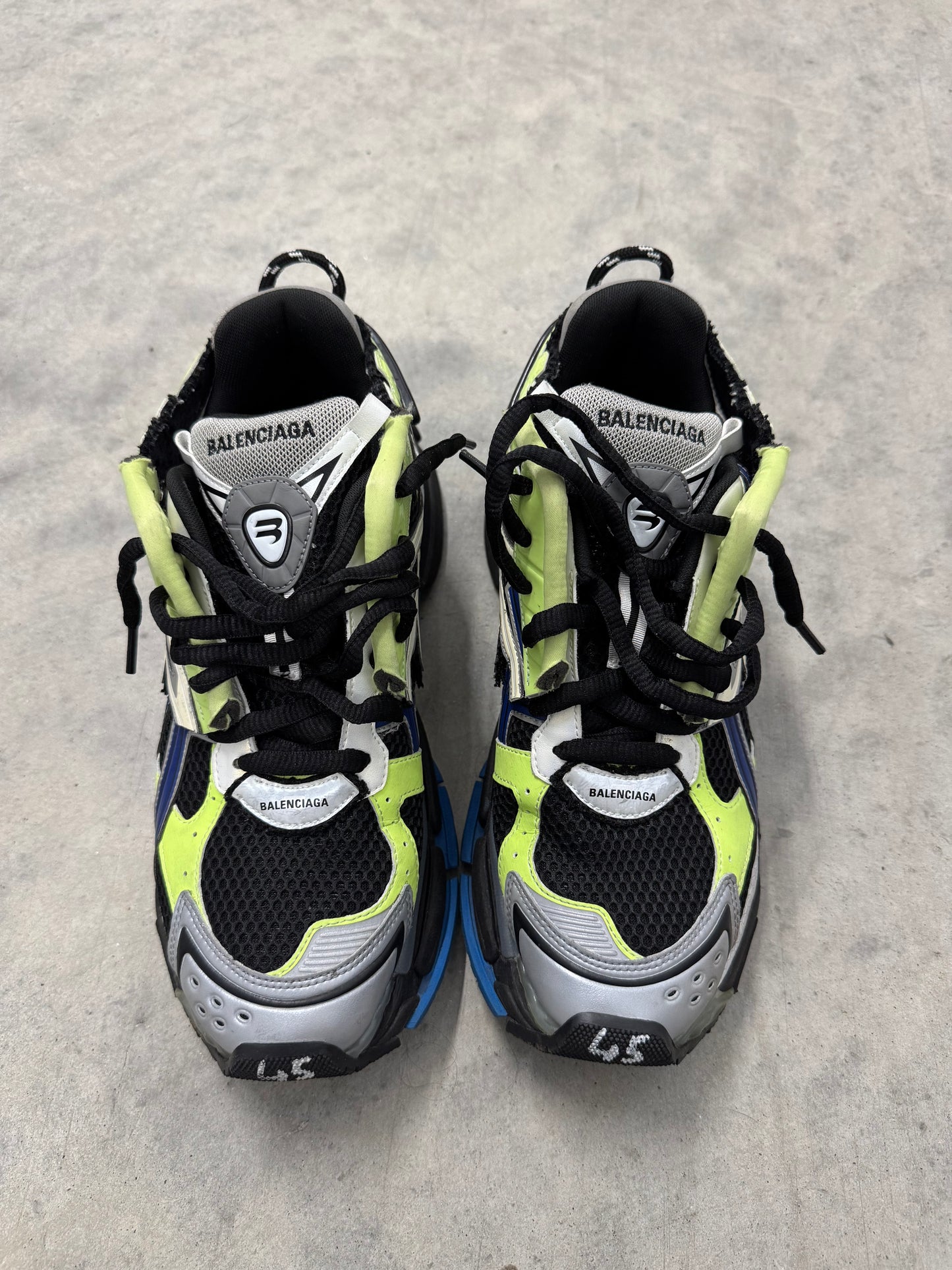 BALENCIAGA RUNNER SNEAKER “ Grey Blue Green “