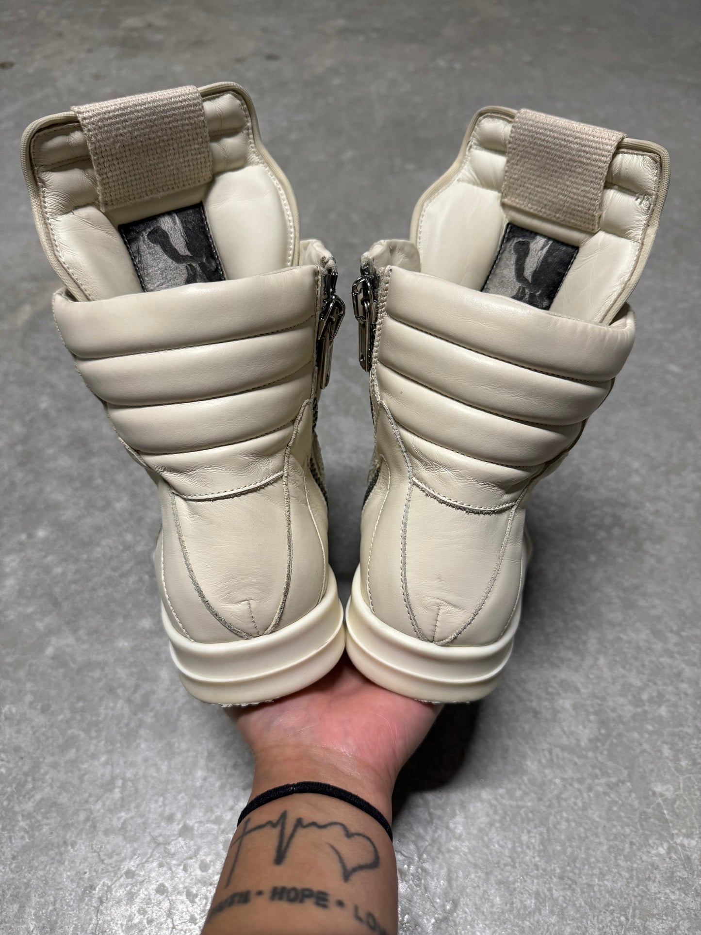 RICK OWENS GEOBASKET “ Milk “