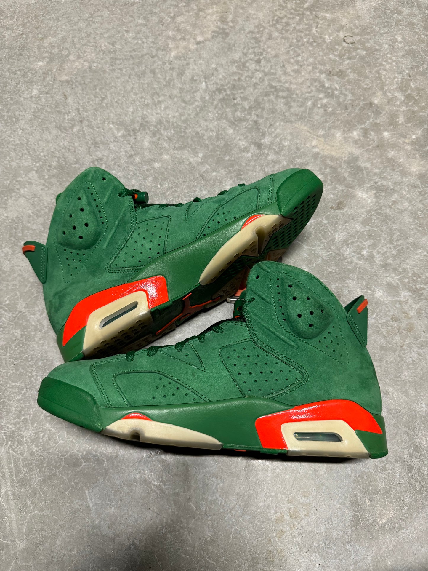 JORDAN 6 “ Green Suede Gatorade “