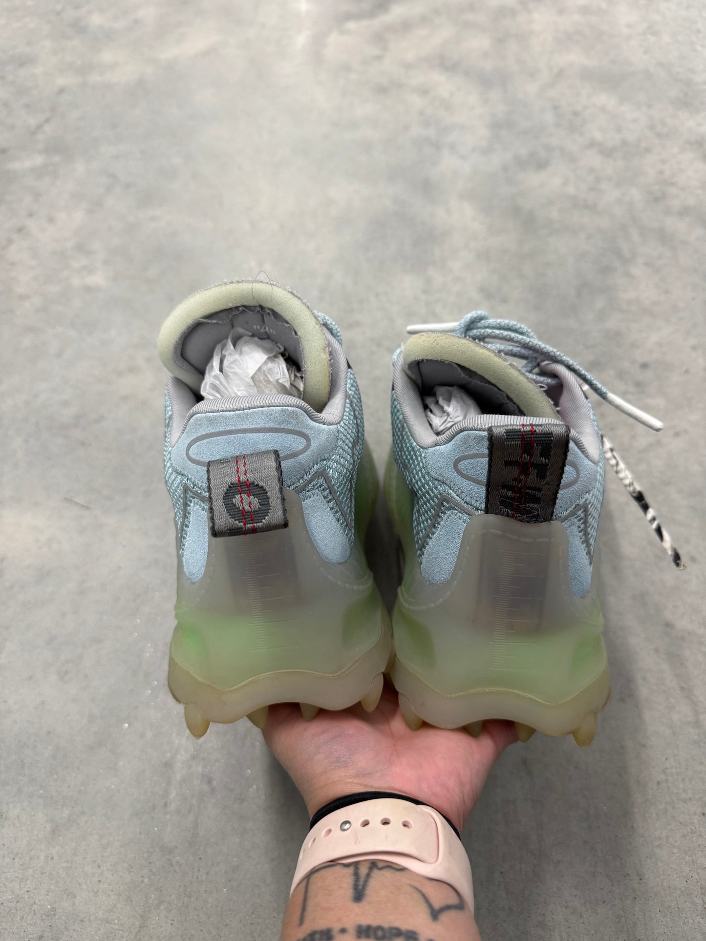 OFF-WHITE ODSY-1000 “ Transparent sole - Green “