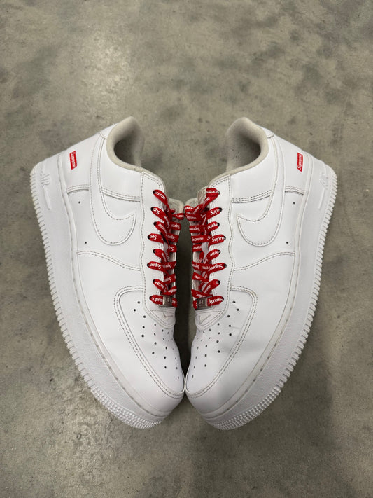AIR FORCE SUPREME LOW “ Box-Logo White “