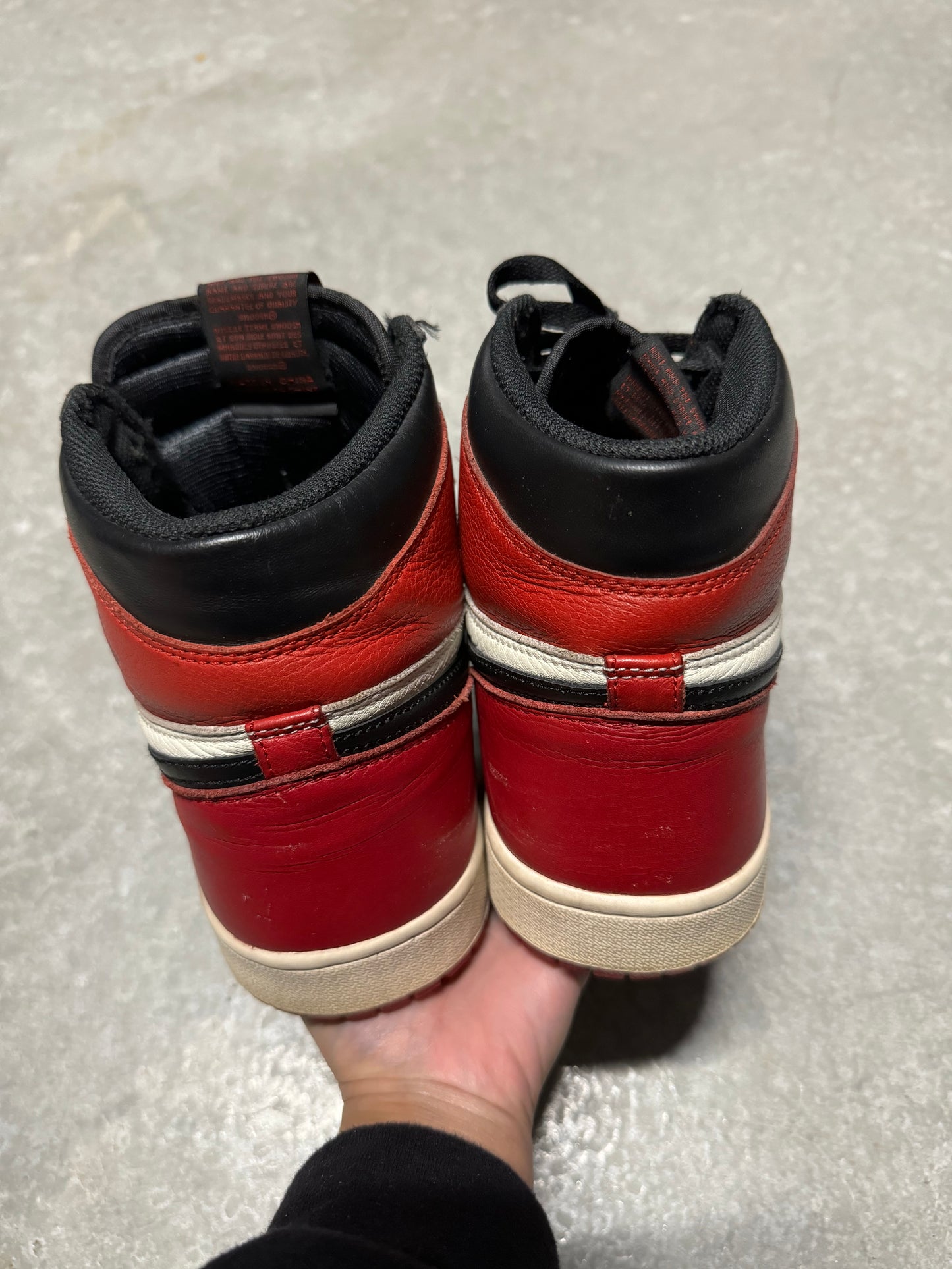 JORDAN 1 “ bred toe “