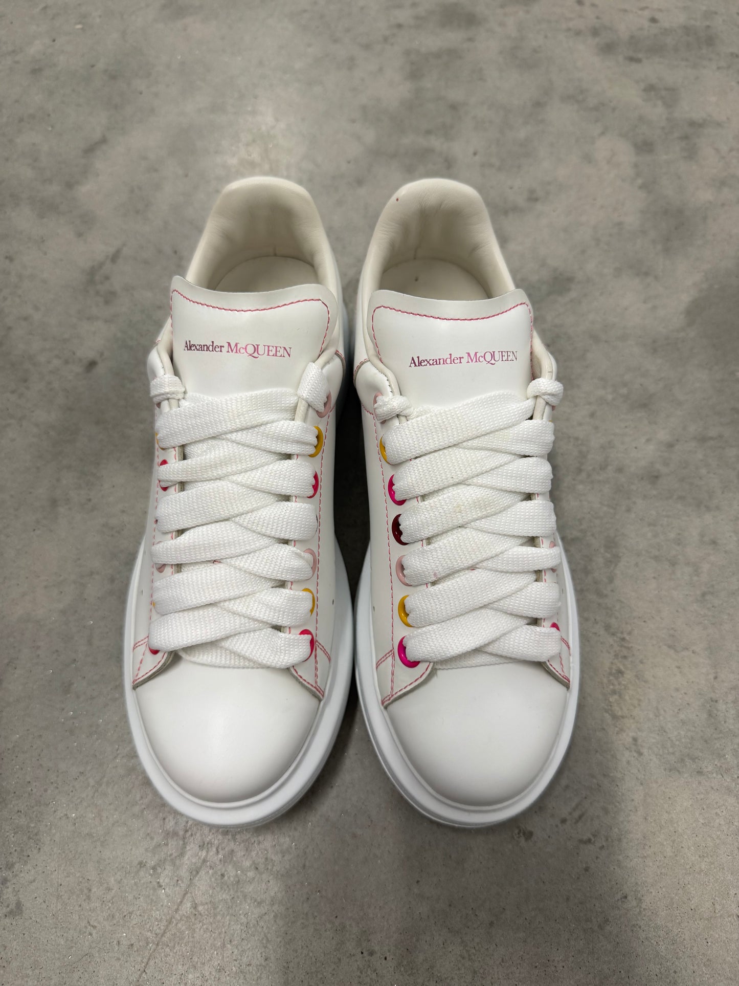 ALEXANDER MCQUEEN OVERSIZED SNEAKERS “ White Rainbow “