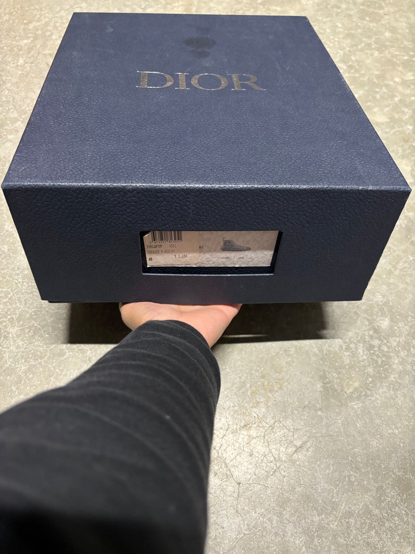 DIOR B23 HIGH “ light blue “