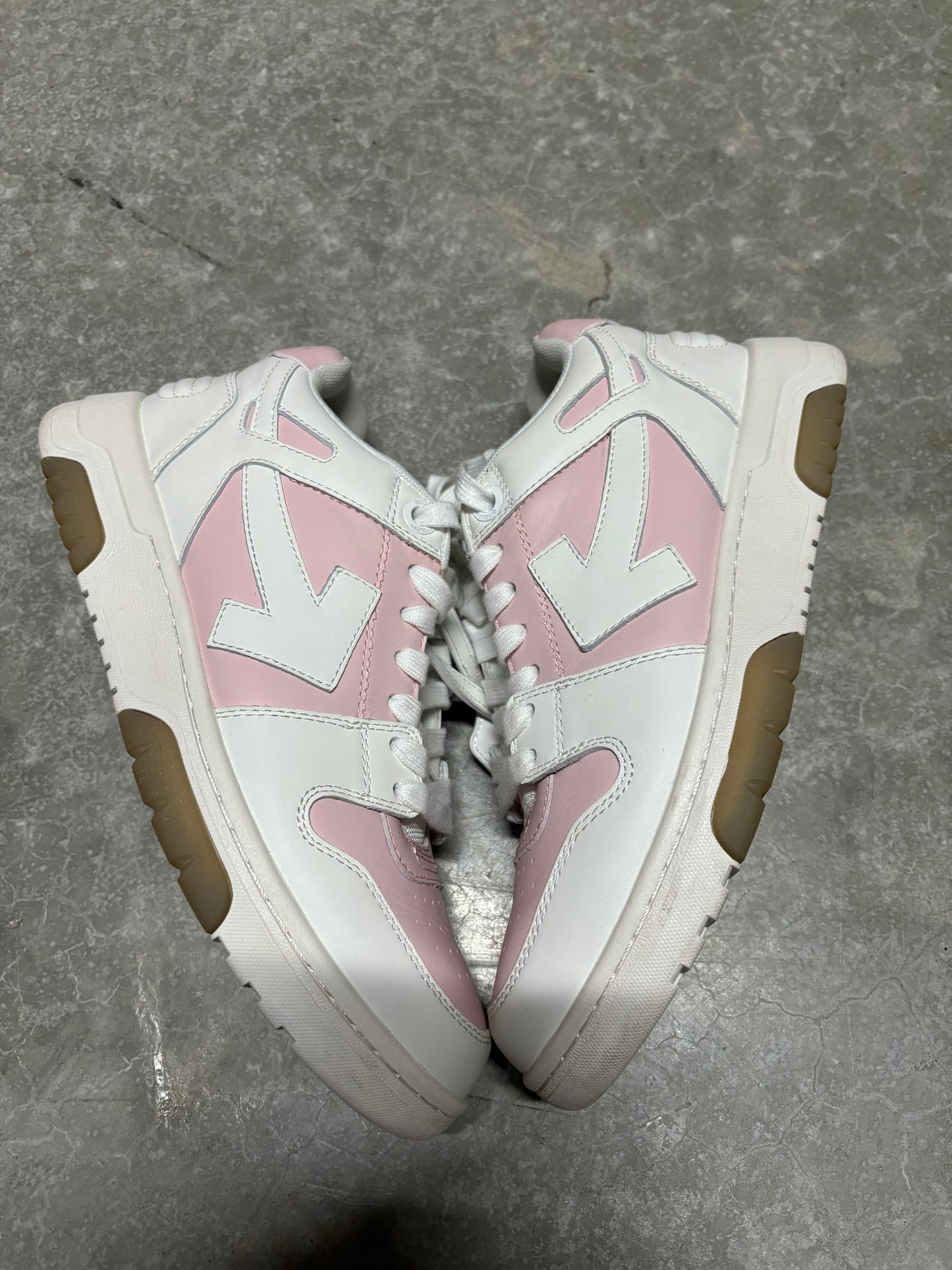 OFF WHITE OUT OF OFFICE “ pink white “