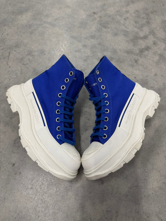 ALEXANDER MCQUEEN TREAD SLICK BOOT “ Blue “