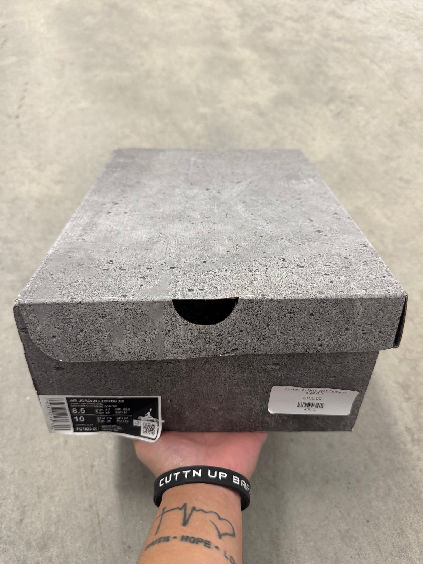 JORDAN 4 “ Wet Cement “