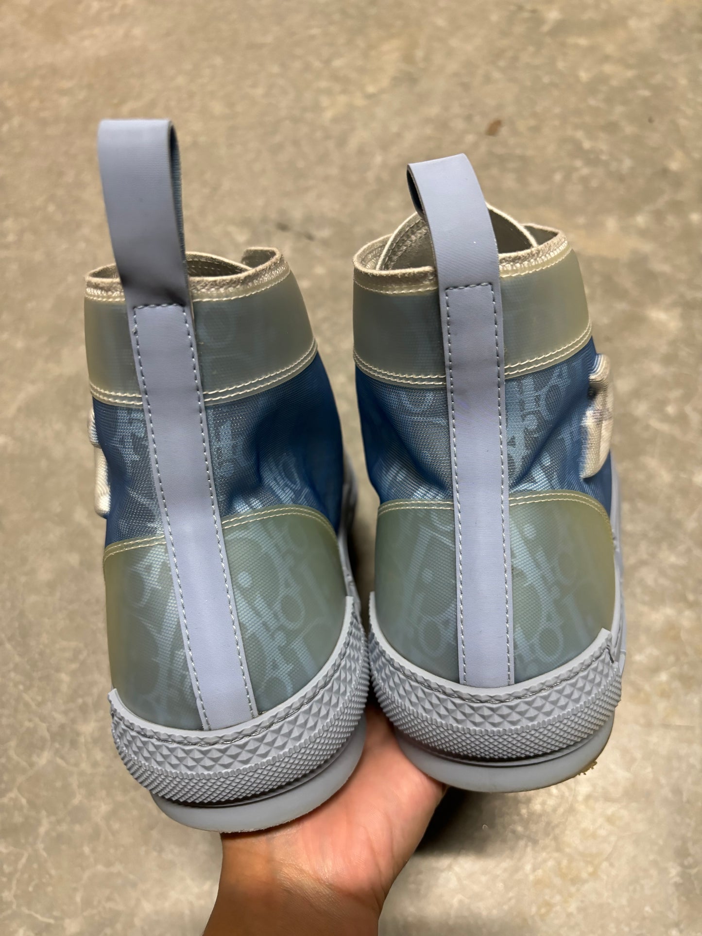 DIOR B23 HIGH “ light blue “