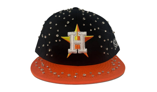 Houston Rhinestone Snapback Hat Brand new