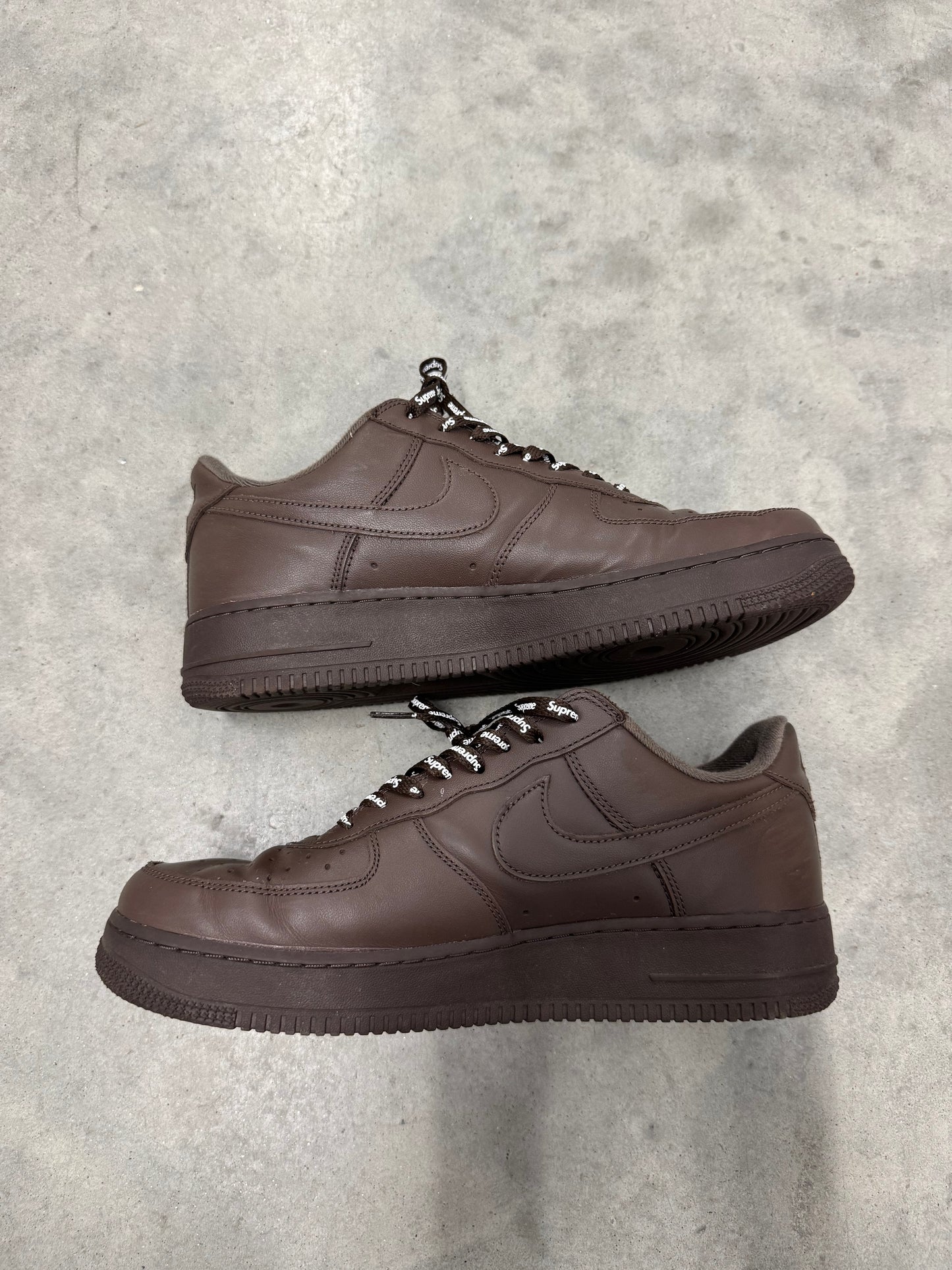 AIR FORCE SUPREME LOW “ Box-Logo Baroque Brown “