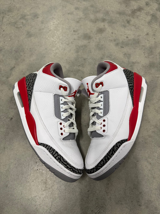 JORDAN 3 “ Fire Red “