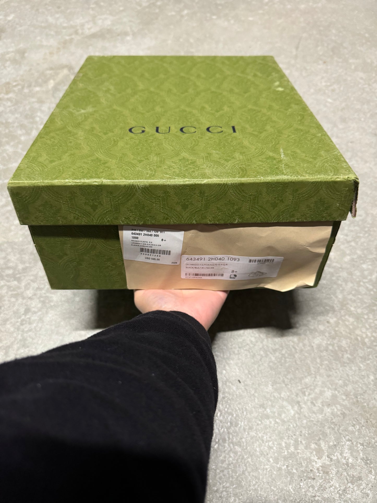 GUCCI RHYTON “ black red green reflective “