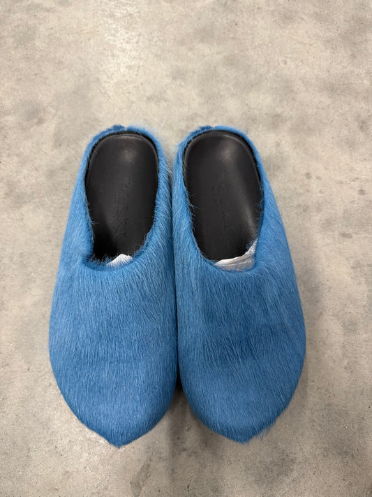 MARNI FUSSBETT SABOT “ Mineral Blue “