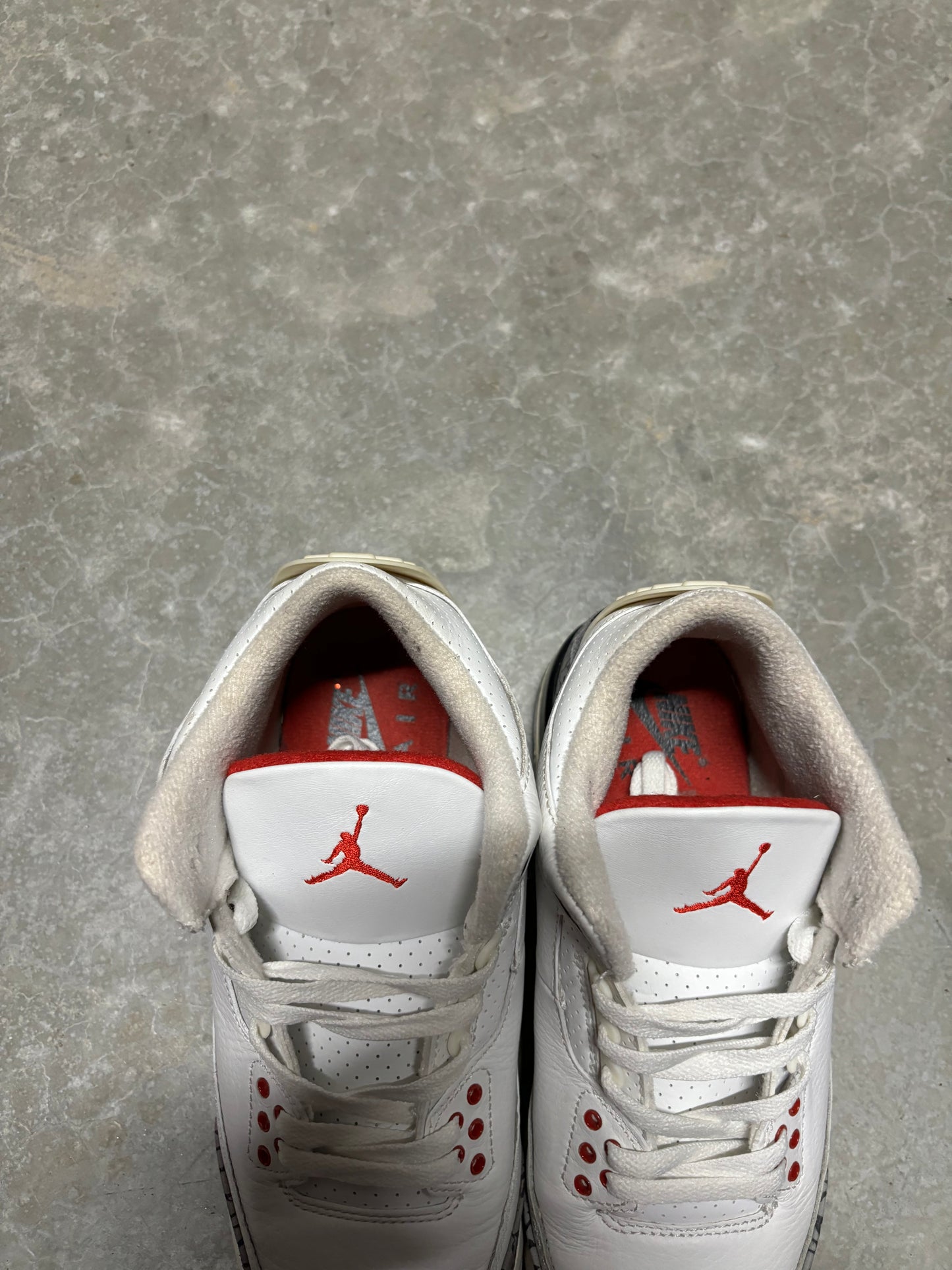 JORDAN 3 “ white cement reimagined “