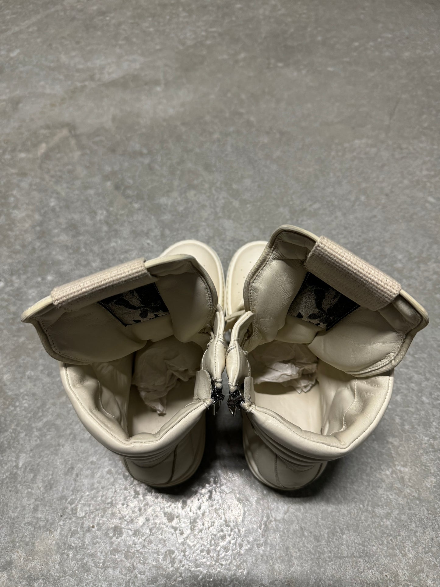 RICK OWENS GEOBASKET “ Milk “