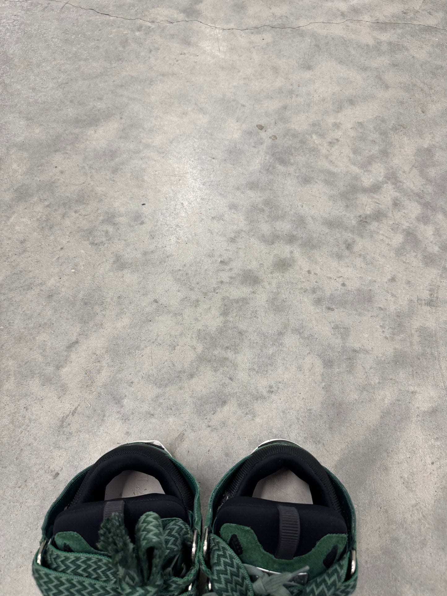 LANVIN CURB SNEAKERS “ Green “