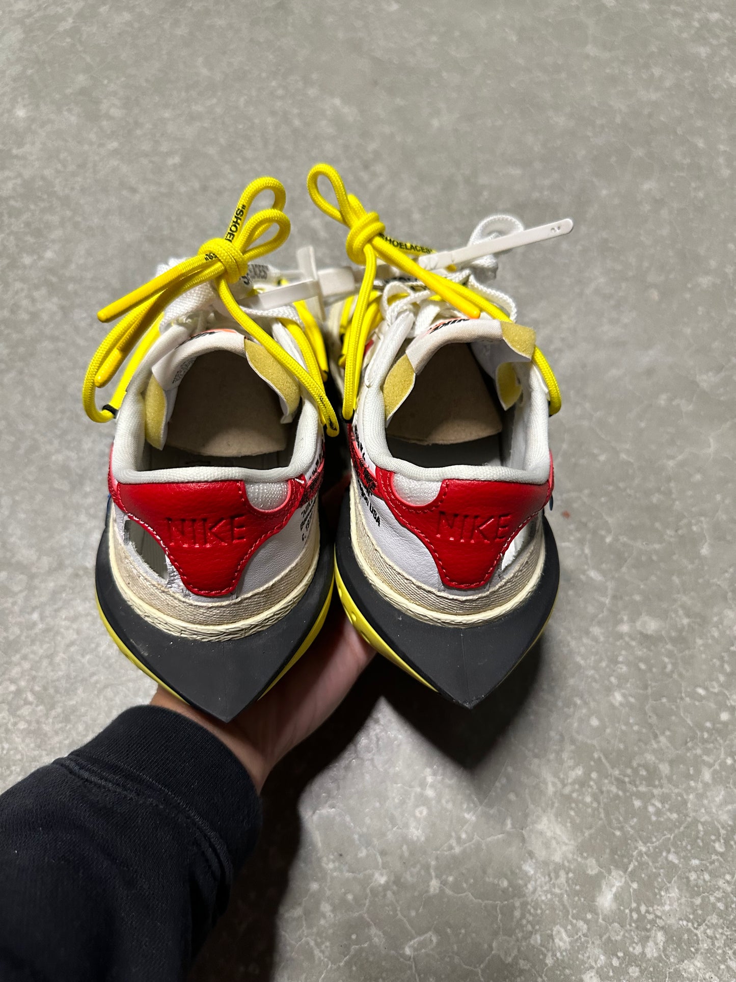 OFF WHITE BLAZER LOW “ white, red, and yellow “