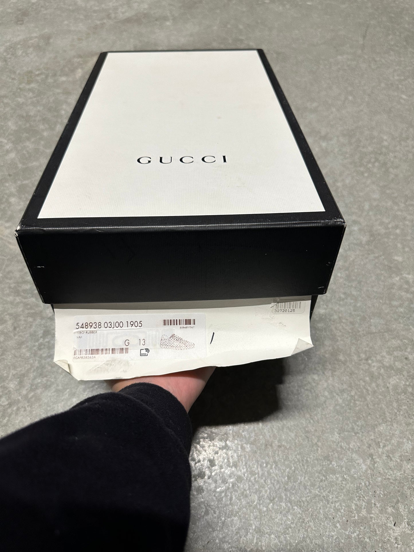 GUCCI ACE GG “ silver “