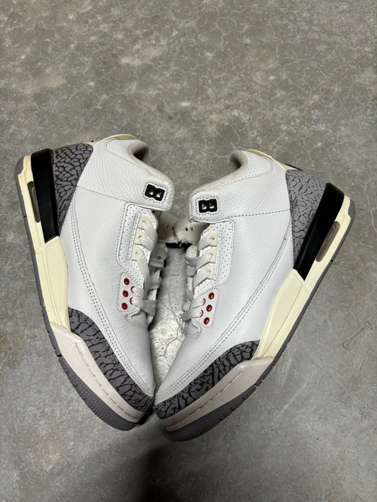 JORDAN 3 “ white cement reimagined “