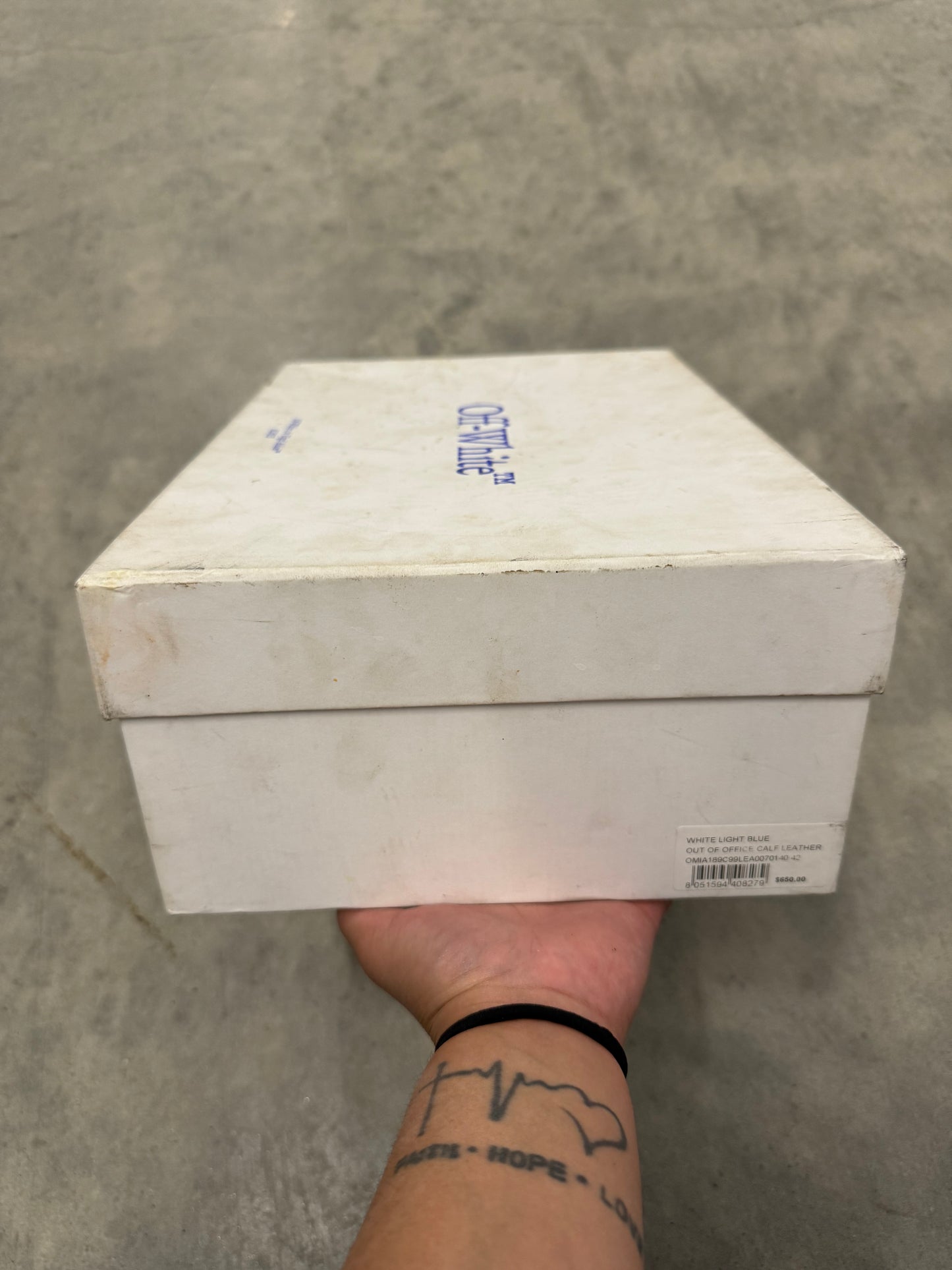 OFF-WHITE OUT OF OFFICE LOW “ Light Blue “