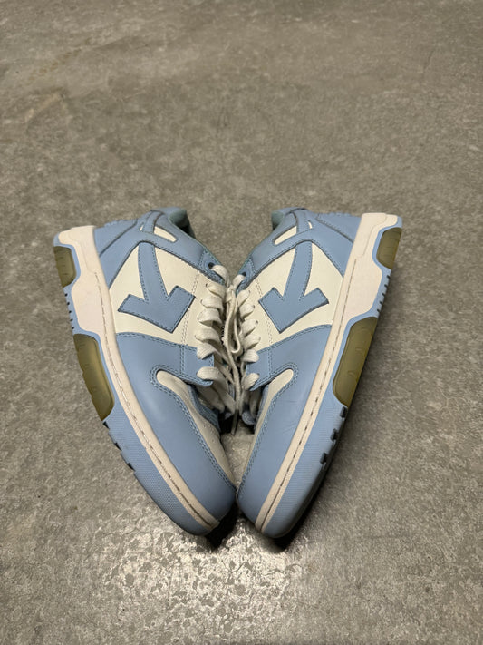 OFF WHITE OUT OF OFFICE “ light blue “