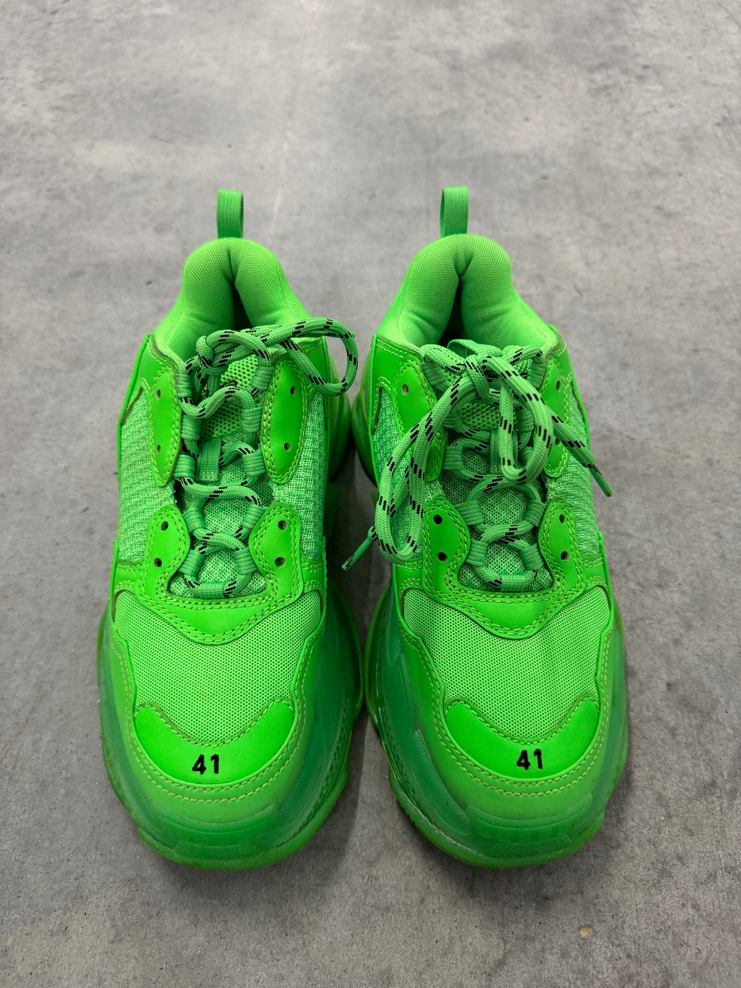 BALENCIAGA TRIPLE S SNEAKER “ Fluorescent Green “