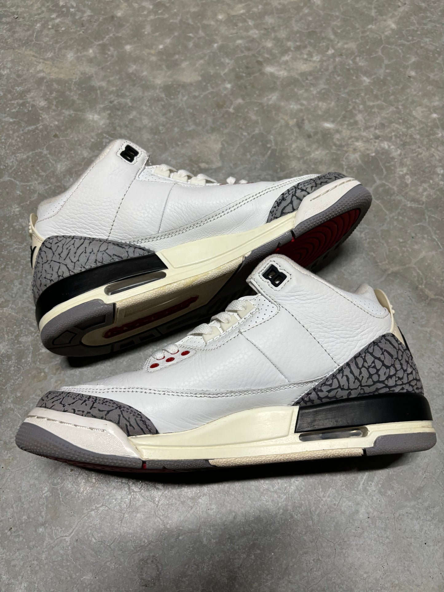 JORDAN 3 “ white cement reimagined “