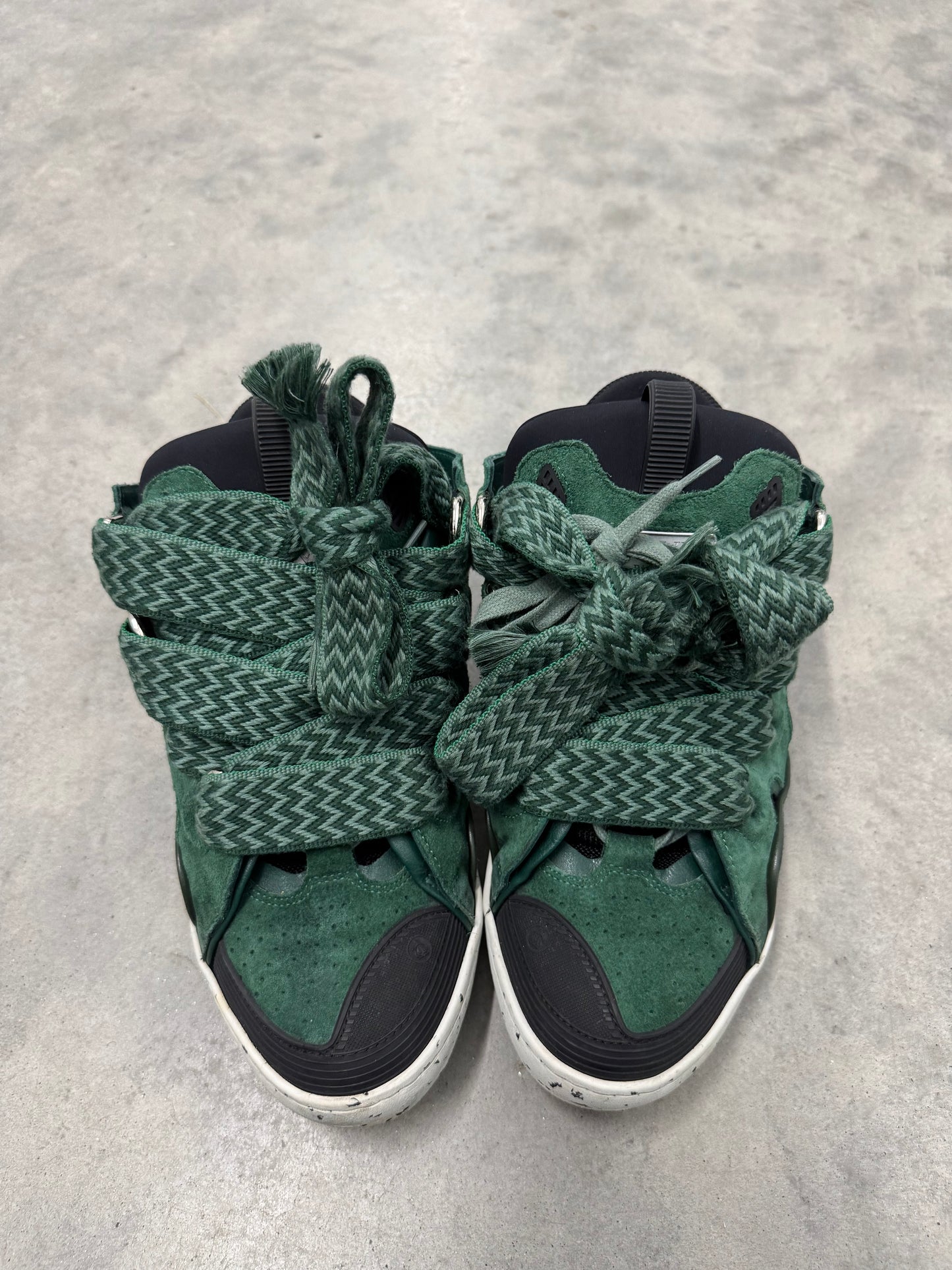 LANVIN CURB SNEAKERS “ Green “