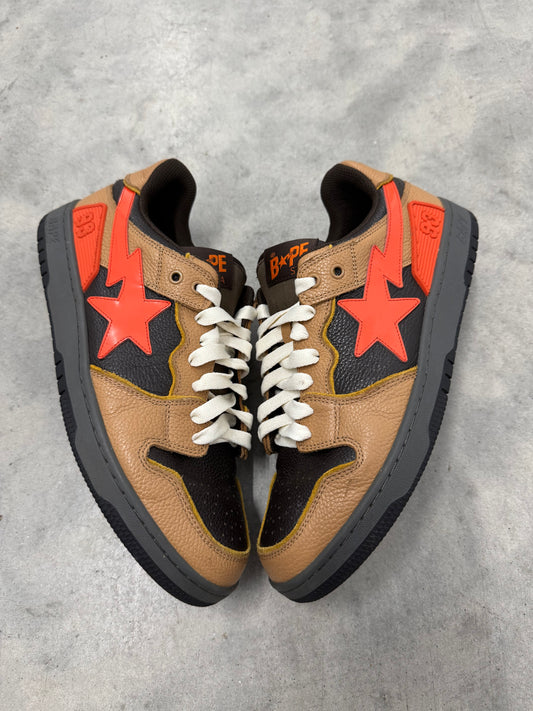 BAPE SK8 STA “ Brown Black “