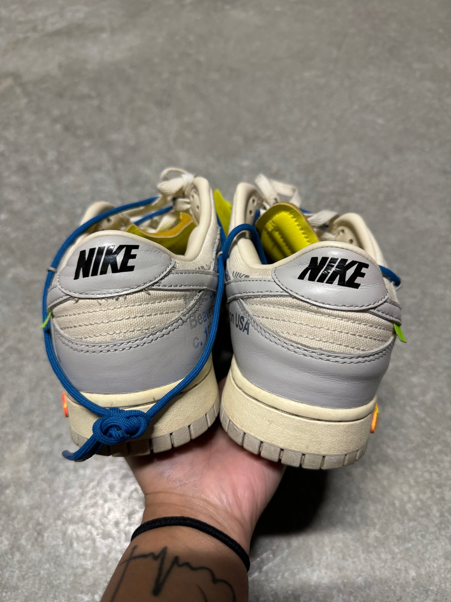 OFF WHITE DUNK LOW “ Lot 10 of 50 “