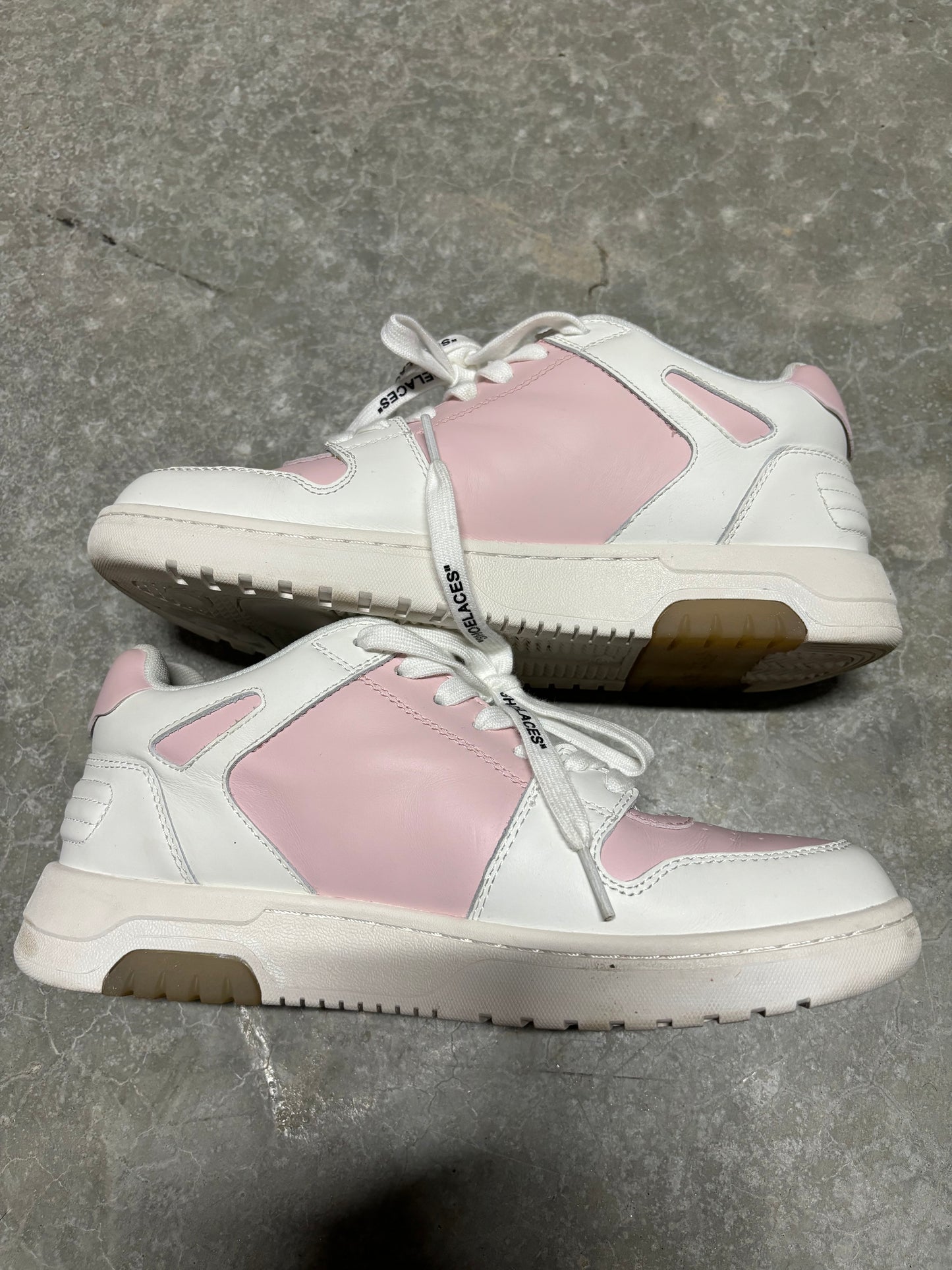 OFF WHITE OUT OF OFFICE “ pink white “