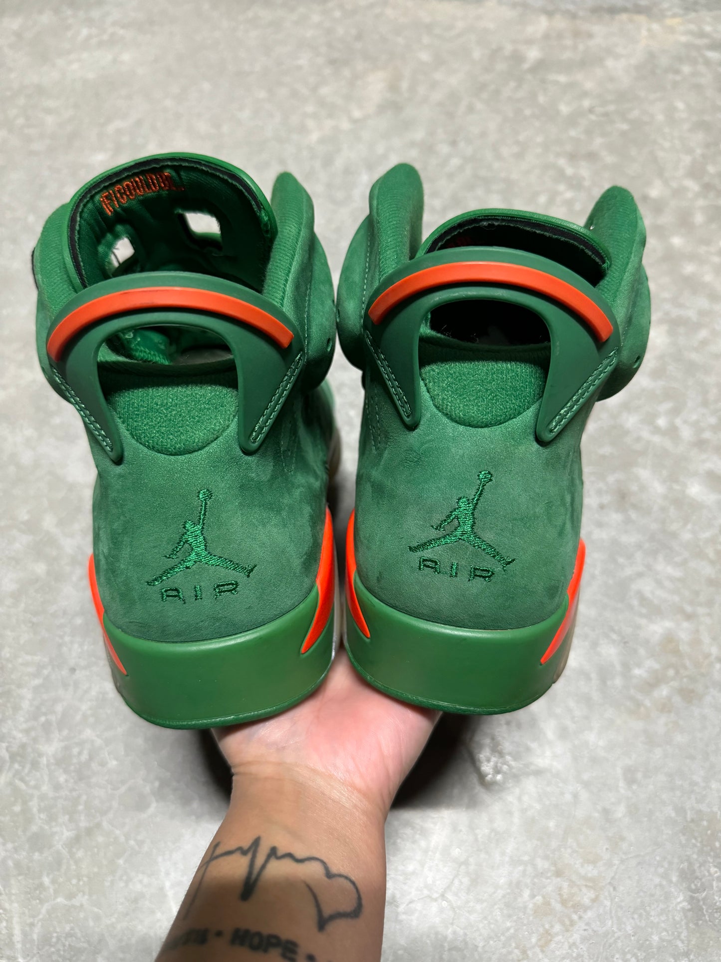 JORDAN 6 “ Green Suede Gatorade “