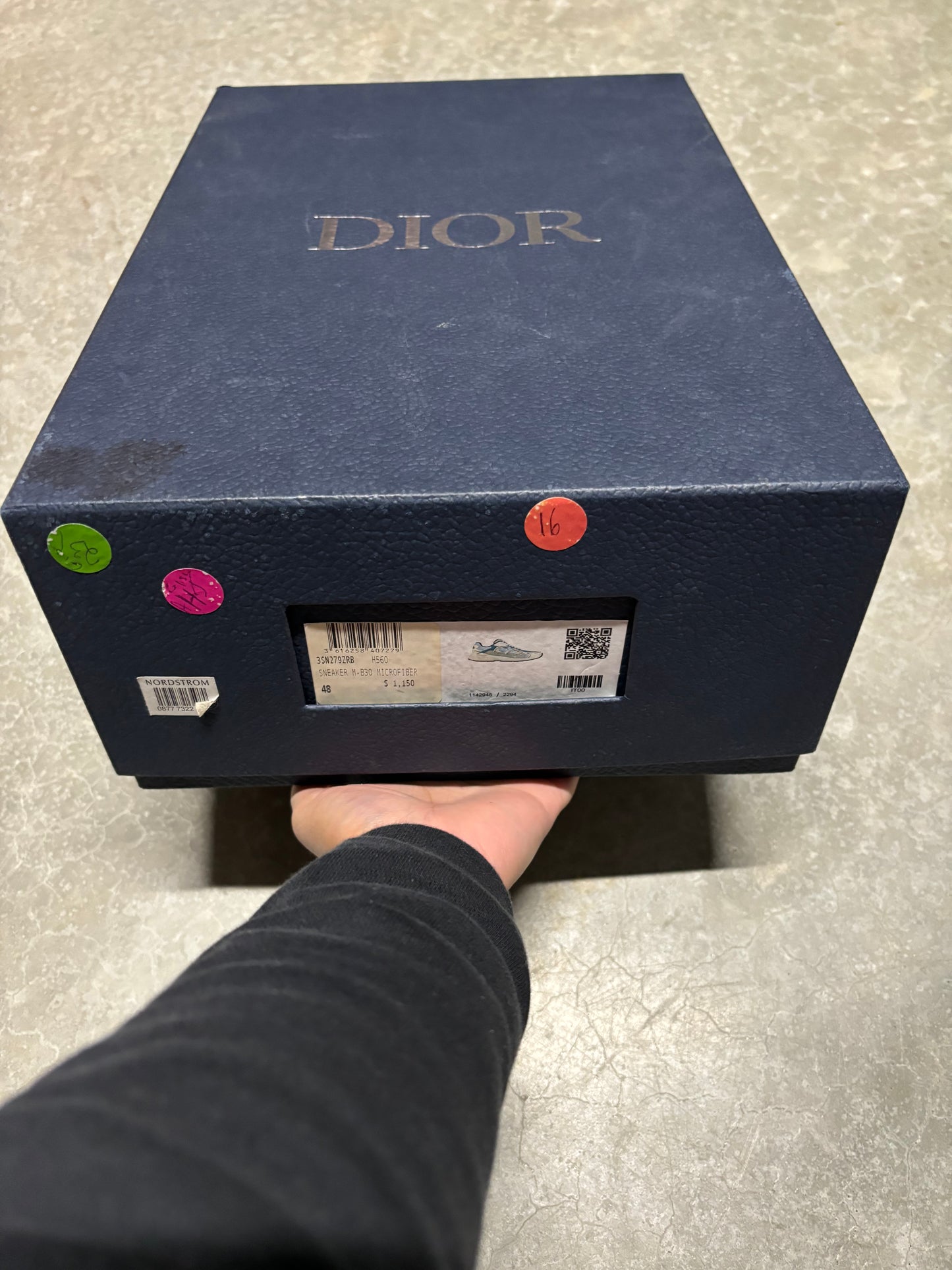 DIOR B30 “ light blue grey “