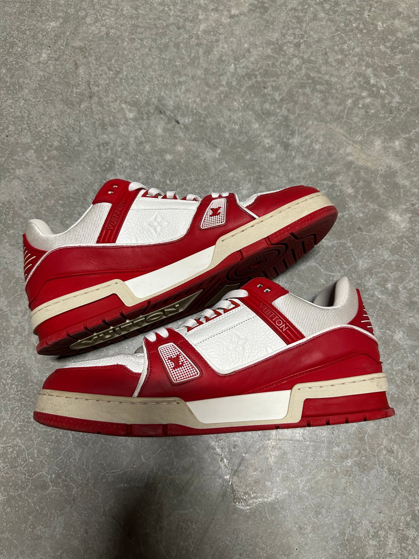 LOUIS VUITTON TRAINER “ red “