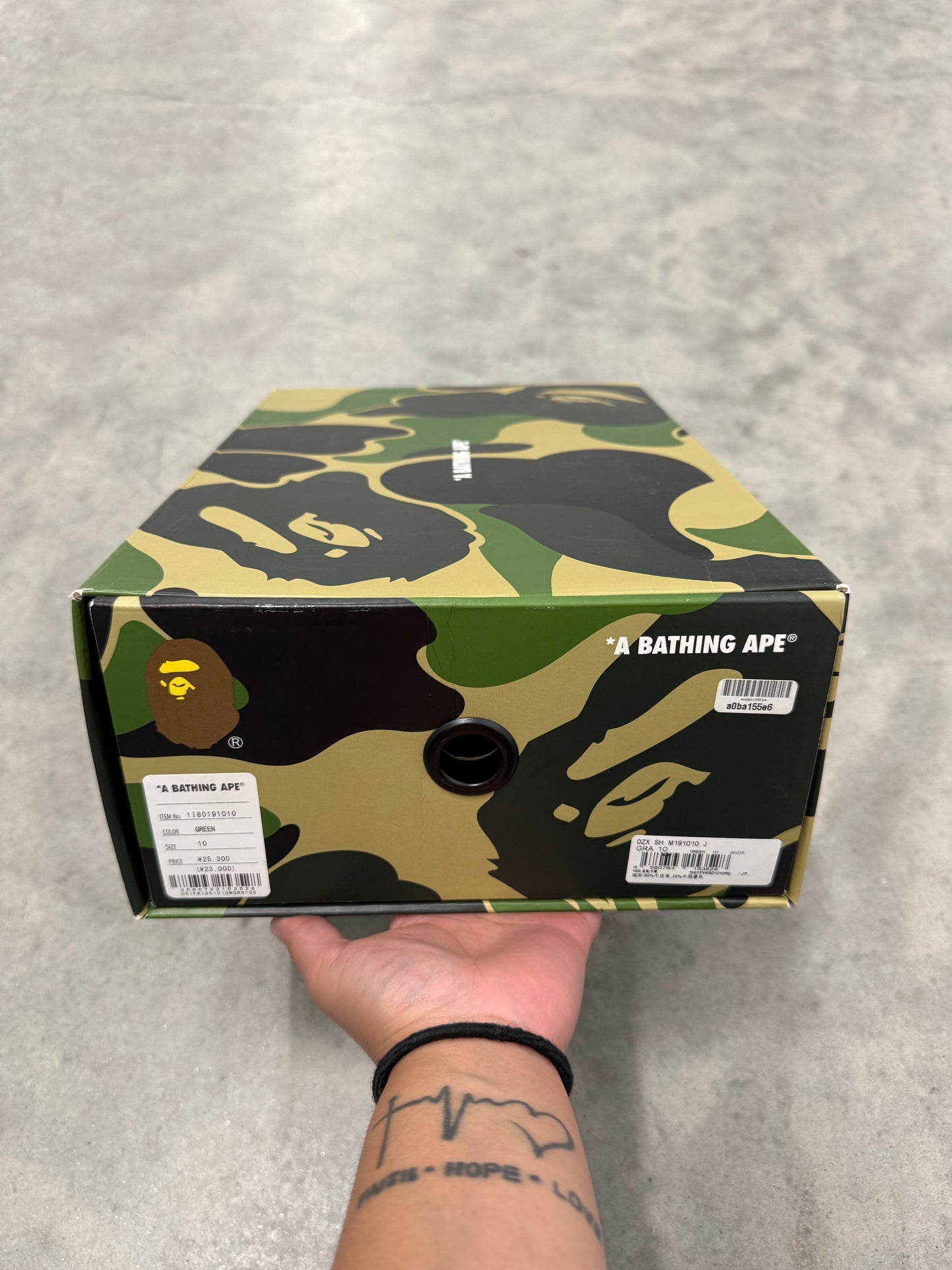 BAPE SK8 STA #1 “ Green “