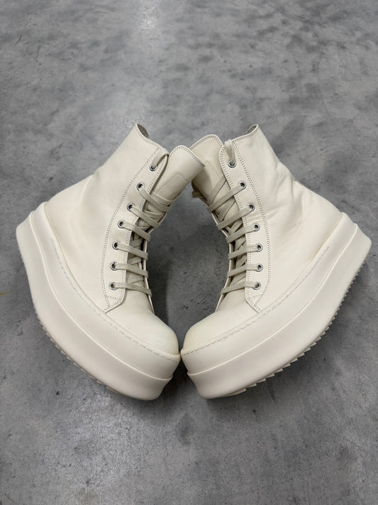 RICK OWENS MEGA BUMPER SNEAKERS “ Milk “