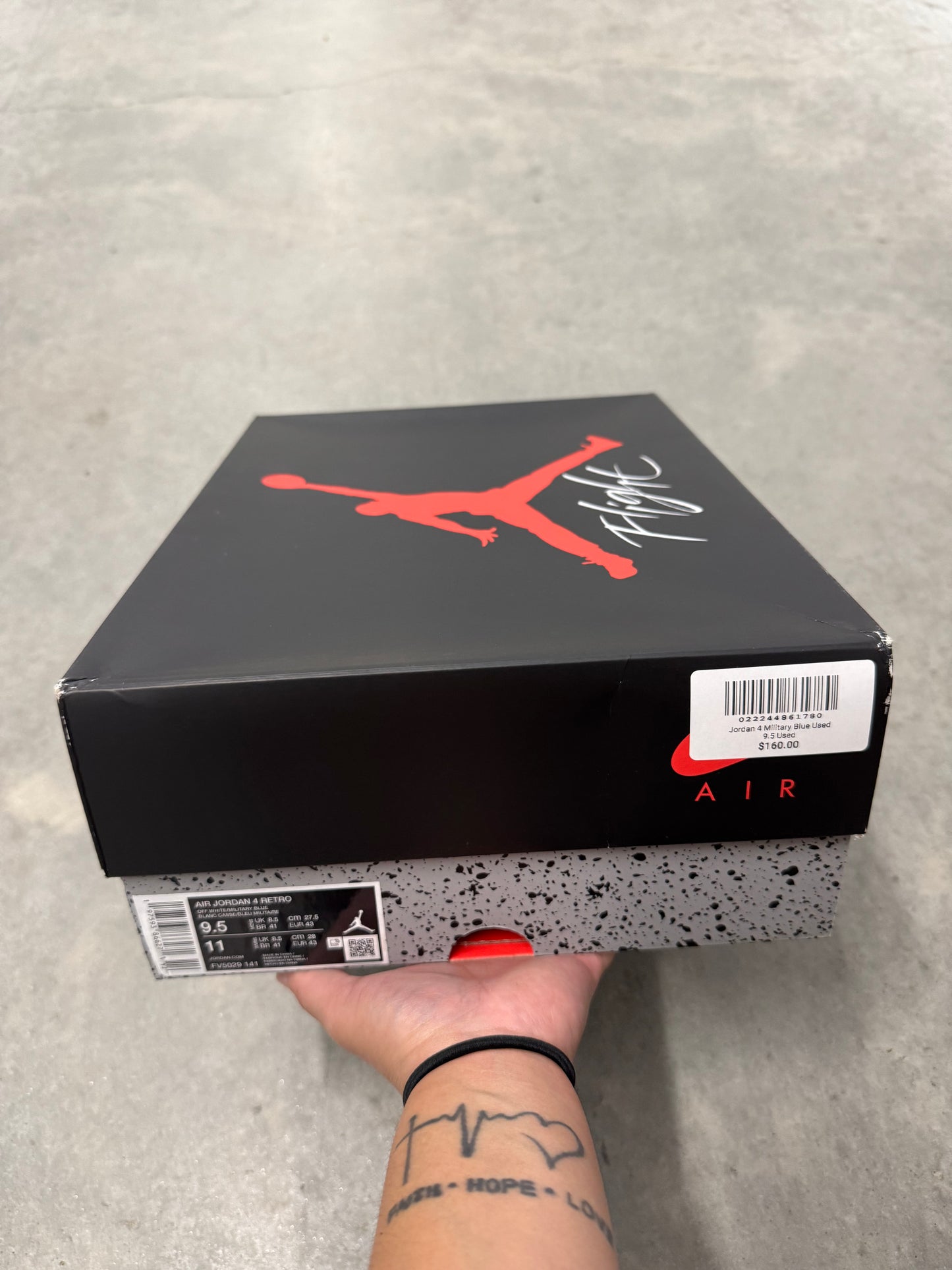 JORDAN 4 “ Military Blue “
