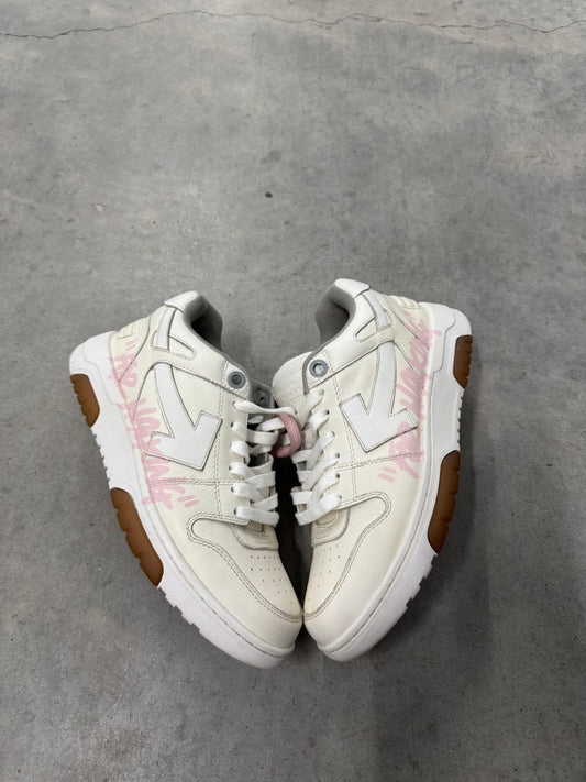 OFF-WHITE OUT OF OFFICE “ For Walking - White Light Pink “