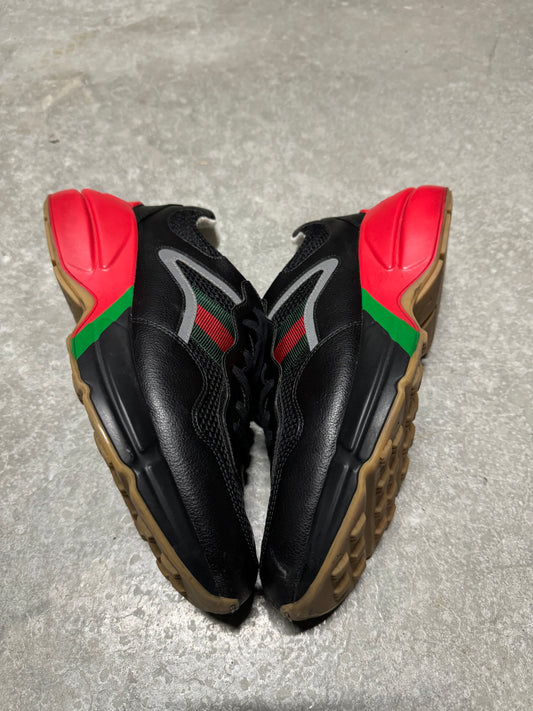 GUCCI RHYTON “ black red green reflective “