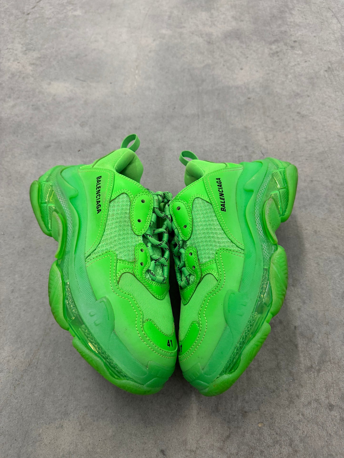 BALENCIAGA TRIPLE S SNEAKER “ Fluorescent Green “