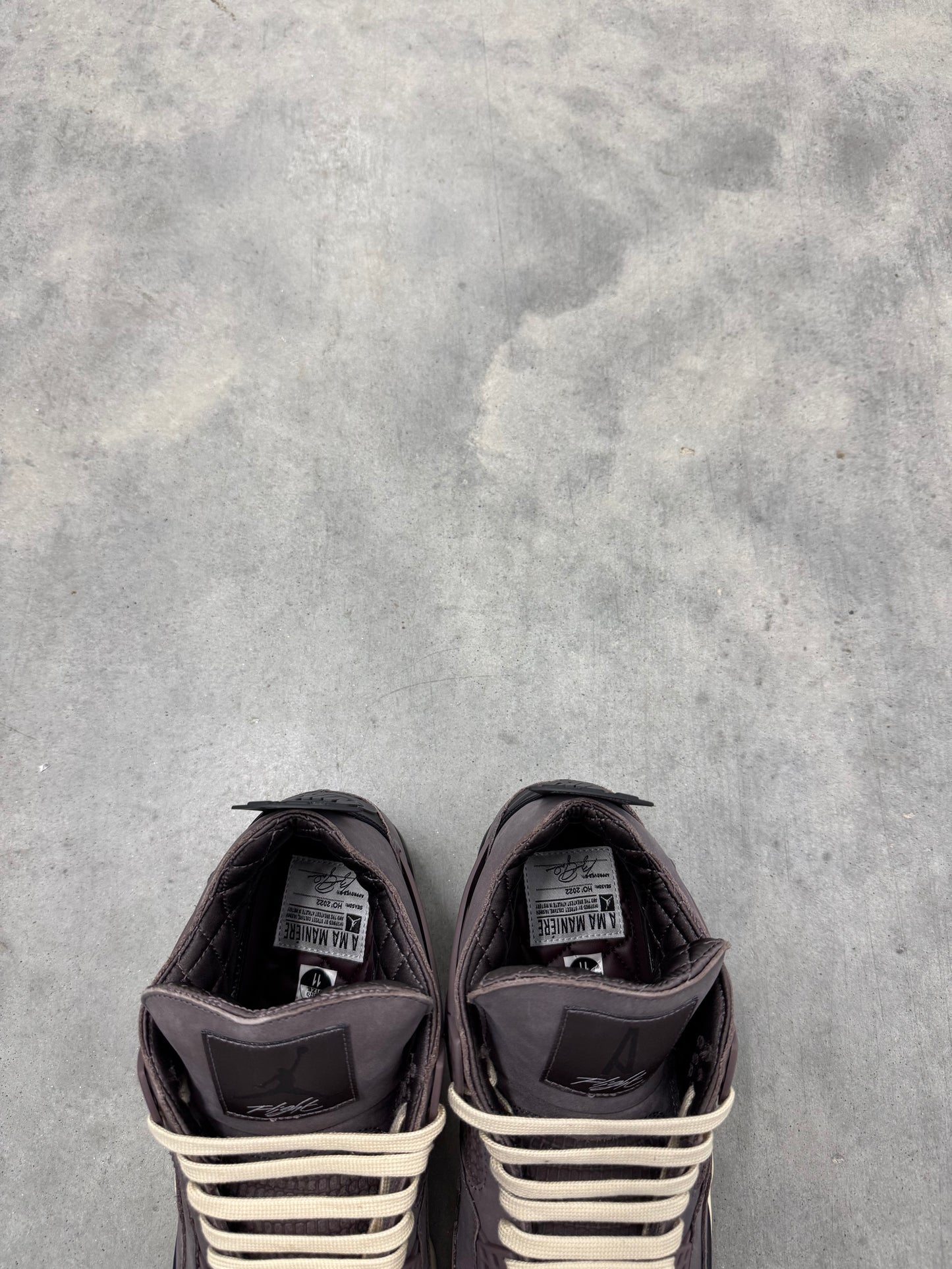JORDAN 4 A MA MANIÉRE “ Violet Ore “