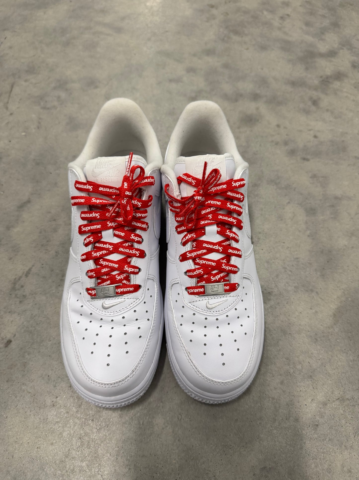 AIR FORCE SUPREME LOW “ Box-Logo White “