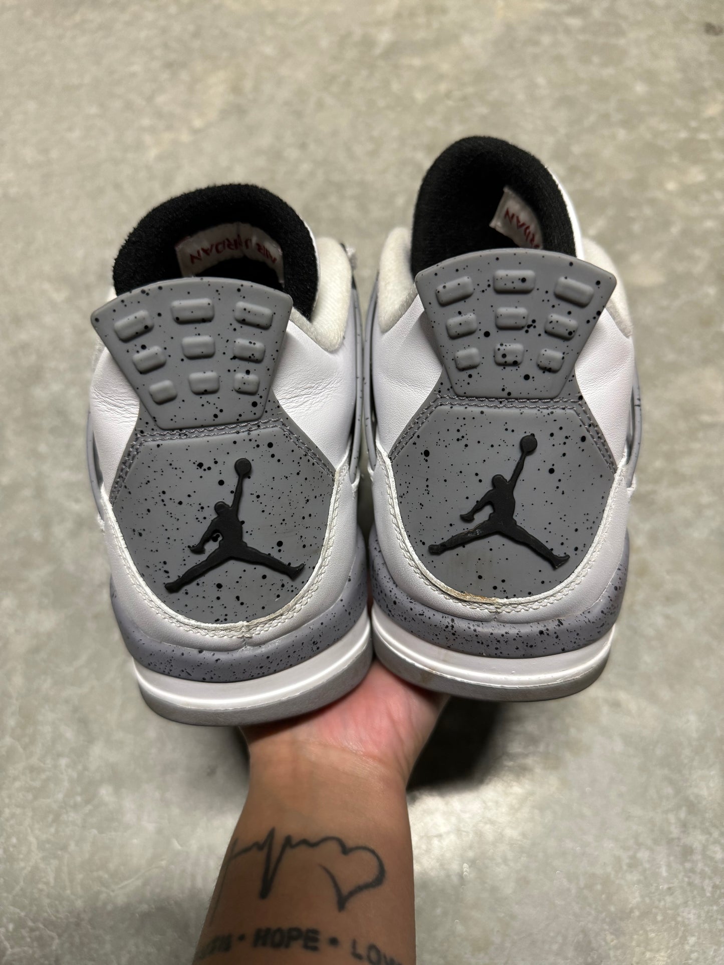 JORDAN 4 “ White Cement “