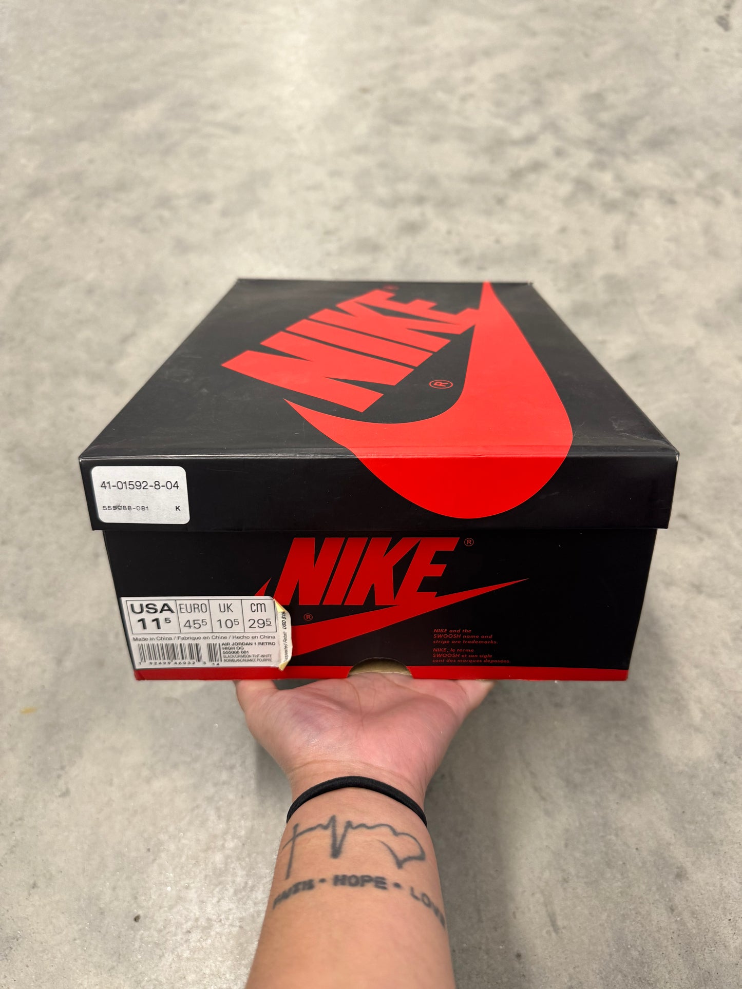 JORDAN 1 “ Crimson Tint “